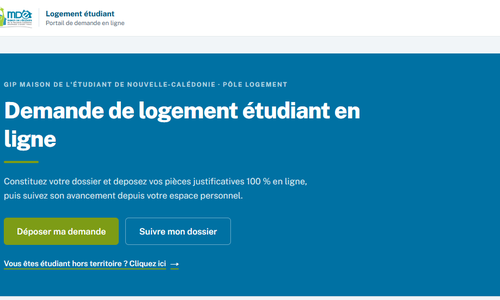 Nouvelle-Calédonie - rentrée universitaire 2027 - déposer une demande de logement étudiant avant le 31 octobre 2026 !